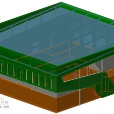 Visualisierung des Neubaus eines Produktionsgebäudes ● EnviroFALK GmbH – Westerburg