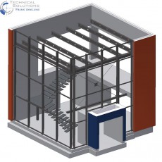 Stahlkonstruktion Foyer ● MAW – Stahlbau Eulberg GmbH & Co. KG