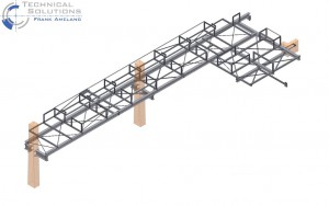 Neubau einer Stahlrohrbrücke ● Modernisierung MHKW - Leverkusen