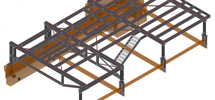 Stahlkonstruktion Dachbühne ● InfraServ Technik GmbH - Wiesbaden