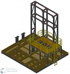 Stahlbaukonstruktion Brennerwagen ● Dyckerhoff GmbH – Werk Göllheim