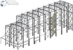Hallenkonstruktion mit Treppenturmanlage ● Alois Korzilius Interbau GmbH & Co. KG - Ransbach-Baumbach 1/4