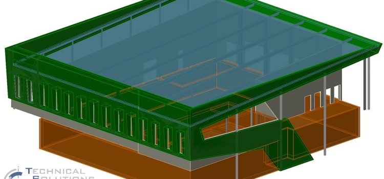 Visualisierung des Neubaus eines Produktionsgebäudes ● EnviroFALK GmbH - Westerburg