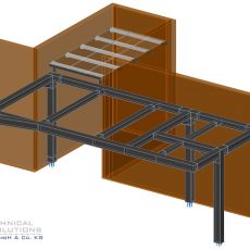 Stahlunterkonstruktion Neubau Warte ● Tecnokarton GmbH & Co. KG – Mayen