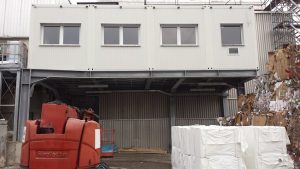 Stahlunterkonstruktion Neubau Warte Aufbereitung KM6 ● Tecnokarton GmbH & Co. KG - Mayen 3/4