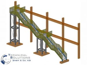Fluchttreppe PTA-Schule Trier ● LBB - Niederlassung Trier